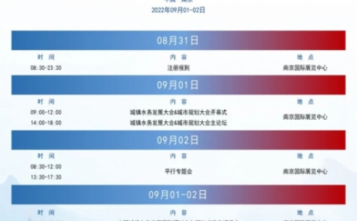 重啟定檔 | 第十六屆水務(wù)＋規(guī)劃大會將于9月在南京召開